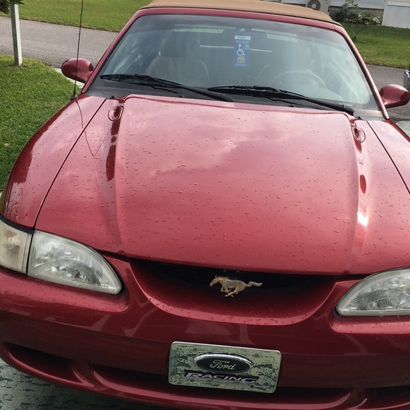 1995 mustang convertible 5speed 5.0 1.10.000 miles - Picture 2 of 4